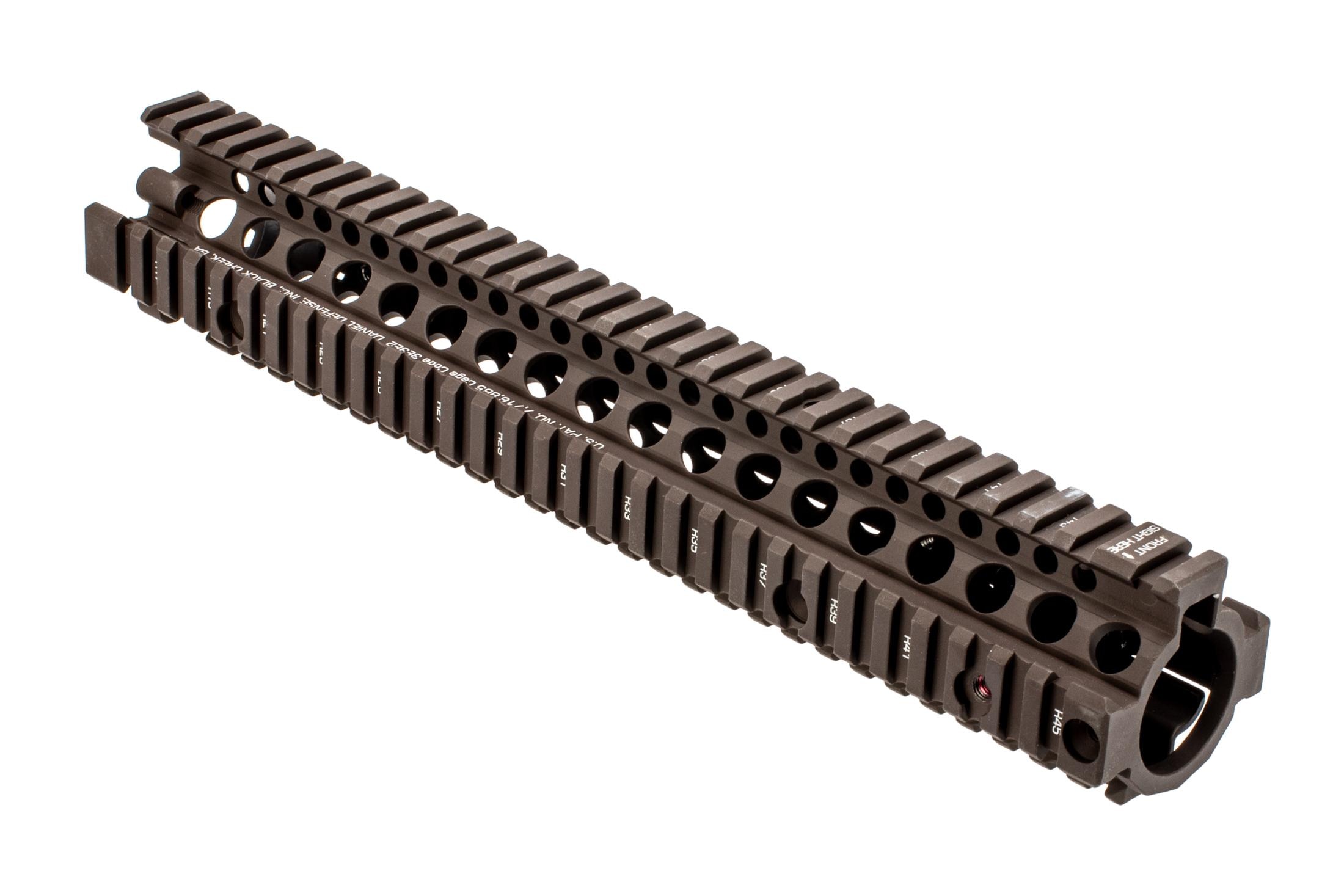 Daniel Defense M4A1 RIS II Quad Rail AR-15 Handguard - FDE - 12.25"